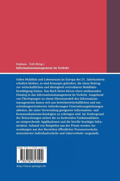 Produktbild: Informationsmanagement im Verkehr