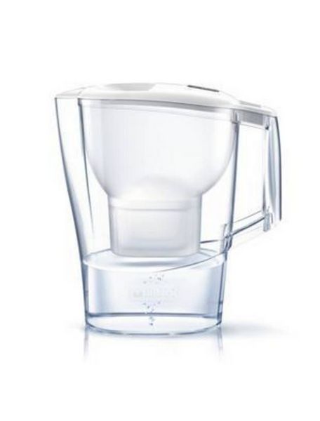 Produktbild: Brita Aluna 124595 Wassersparfilter-Set 2.5l Wei&szlig;