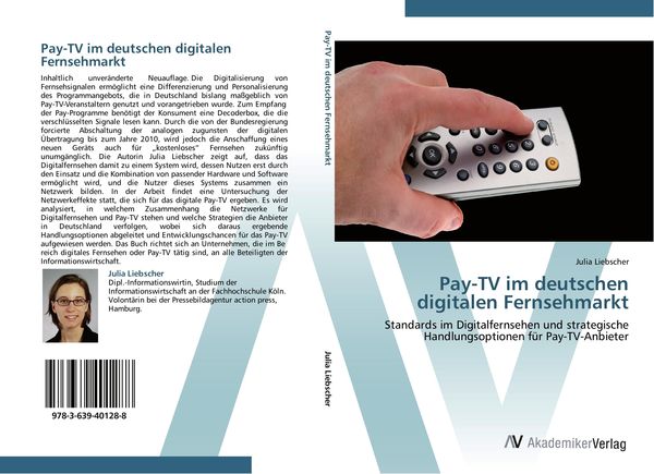 Produktbild: Pay-TV im deutschen digitalen Fernsehmarkt