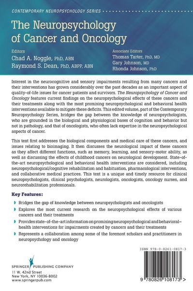 Produktbild: Neuropsychology of Cancer and Oncology