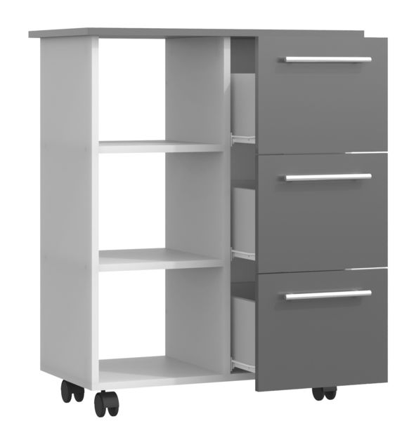 Küchenwagen Servierwagen Rollwagen Rollen Esilo L