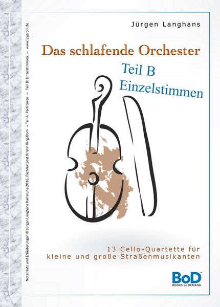 Produktbild: Das schlafende Orchester - Teil B Einzelstimmen
