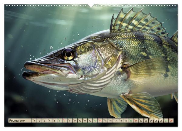 Produktbild: Talsperren - Zander (Wandkalender 2027 DIN A2 quer), CALVENDO Monatskalender