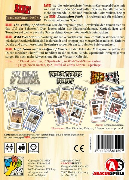 Produktbild: BANG! Expansion Pack Erweiterung