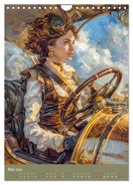 Produktbild: Steampunk Ladies auf Tour (Wandkalender 2026 DIN A4 hoch), CALVENDO Monatskalender