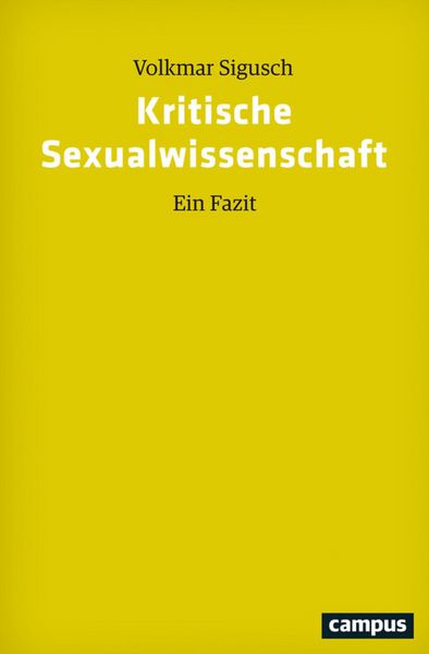 Produktbild: Kritische Sexualwissenschaft