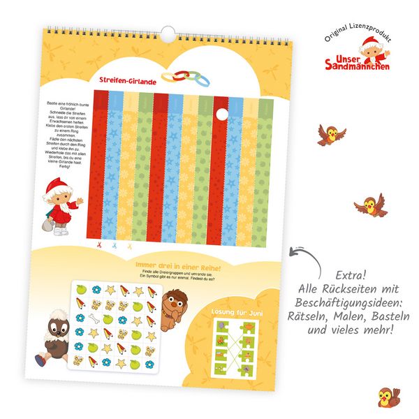 Produktbild: Trötsch Unser Sandmännchen XL-Familienplaner Familienkalender Unser Sandmännchen 2026