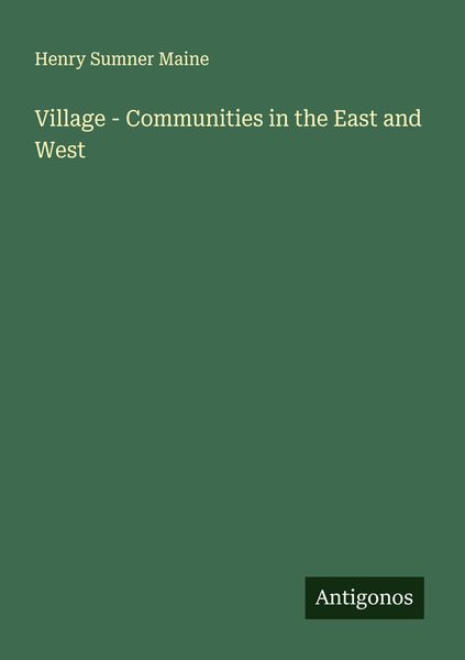 Produktbild: Village - Communities in the East and West