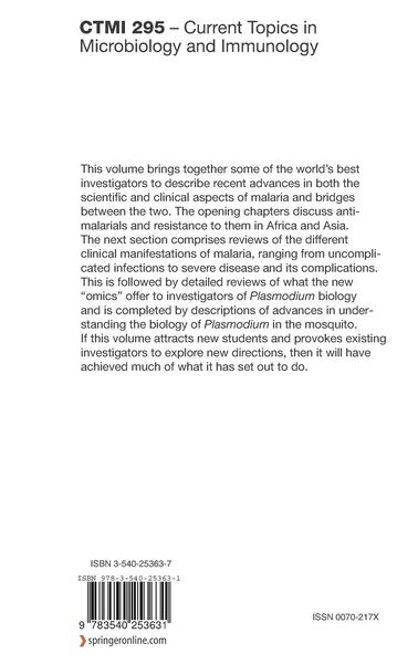 Produktbild: Malaria: Drugs, Disease and Post-genomic Biology
