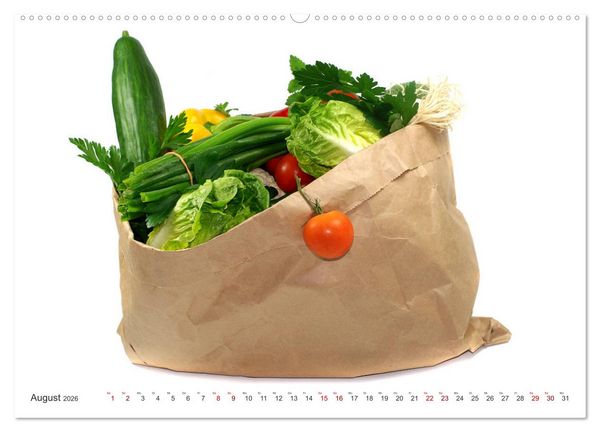 Produktbild: Gem&uuml;se, so gesund (hochwertiger Premium Wandkalender 2026 DIN A2 quer), Kunstdruck in Hochglanz