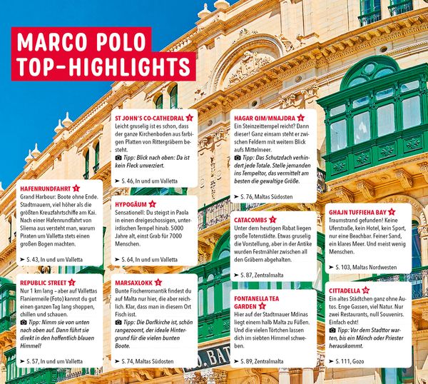 Produktbild: MARCO POLO Reiseführer Malta