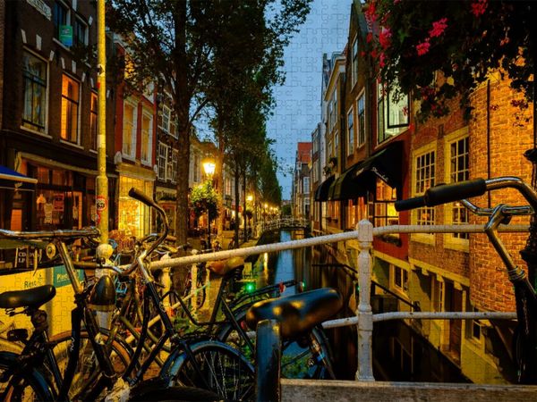 Produktbild: CALVENDO Puzzle Delft | 2000 Teile Lege-Gr&ouml;&szlig;e 90x67cm Foto-Puzzle f&uuml;r gl&uuml;ckliche Stunden