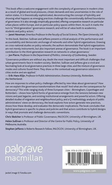 Produktbild: Hybrid Governance in European Cities