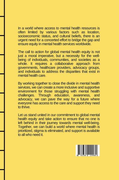 Produktbild: Closing the Divide: ACall to Action for Global Mental Health Equity
