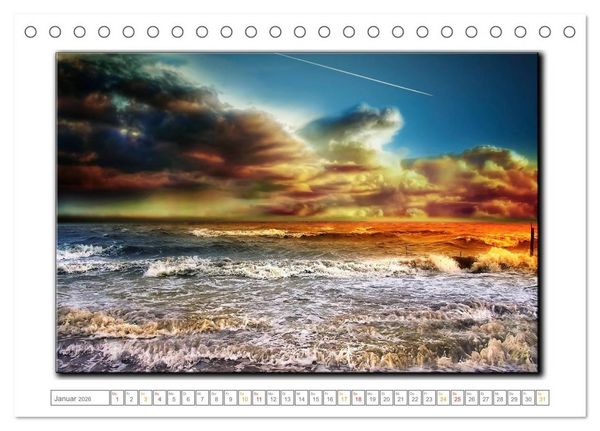 Produktbild: Zwischen den Zeiten - Zeiten der Ruhe und Entspannung (Tischkalender 2026 DIN A5 quer), CALVENDO Monatskalender