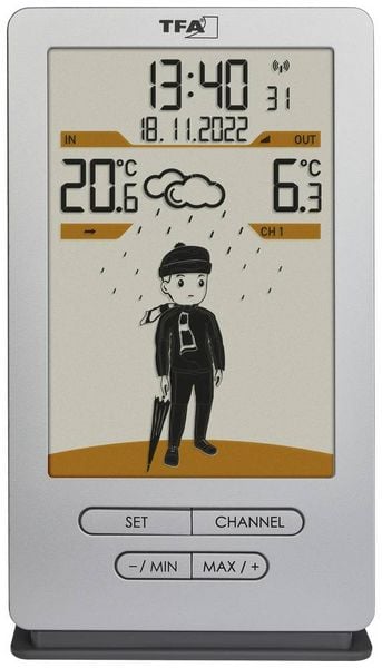 TFA Dostmann Weather Jack 35.1166.54 Funk-Wetterstation Vorhersage für 12 bis 24 Stunden Anzahl Sensoren max. 3 St.