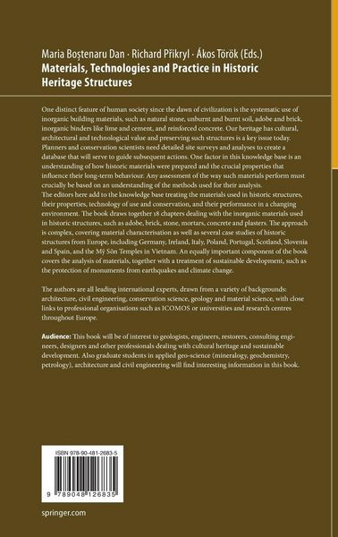 Produktbild: Materials, Technologies and Practice in Historic Heritage Structures