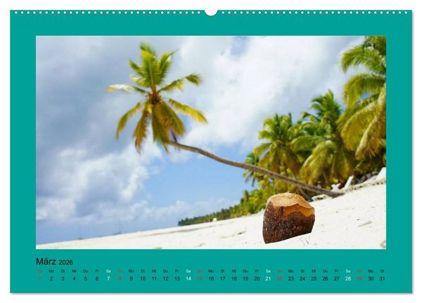 Produktbild: Die sch&ouml;nsten Str&auml;nde Karibik (hochwertiger Premium Wandkalender 2026 DIN A2 quer), Kunstdruck in Hochglanz
