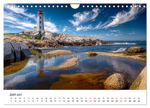 Produktbild: Kanada - zwischen Seen, Bergen und K&uuml;sten (Wandkalender 2027 DIN A4 quer), CALVENDO Monatskalender