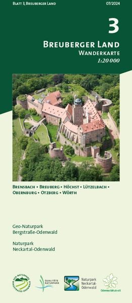 Blatt 3, Breuberger Land, Sonstige von , Meki Landkarten, 9783947593354