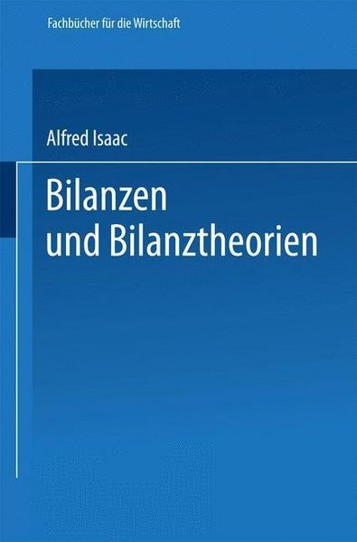 Produktbild: Bilanzen und Bilanztheorien