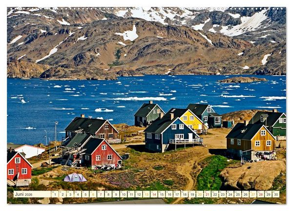 Produktbild: Reise nach Gr&ouml;nland (Wandkalender 2026 DIN A2 quer), CALVENDO Monatskalender