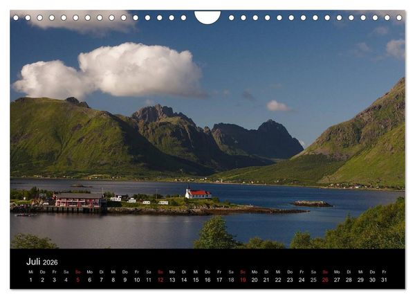 Produktbild: Lofoten (Wandkalender 2026 DIN A4 quer), CALVENDO Monatskalender