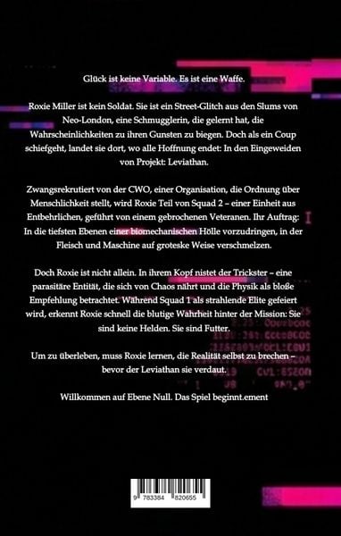 Produktbild: Trickster: Glitch - Biopunk, Grimdark Sci-Fantasy & Body-Horror Roman