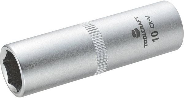 Produktbild: TOOLCRAFT Steckschl&uuml;ssel-Einsatz 6,3mm (1/4\") 816099 Schl&uuml;sselweite 10mm