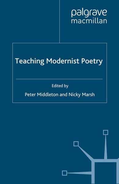 Produktbild: Teaching Modernist Poetry
