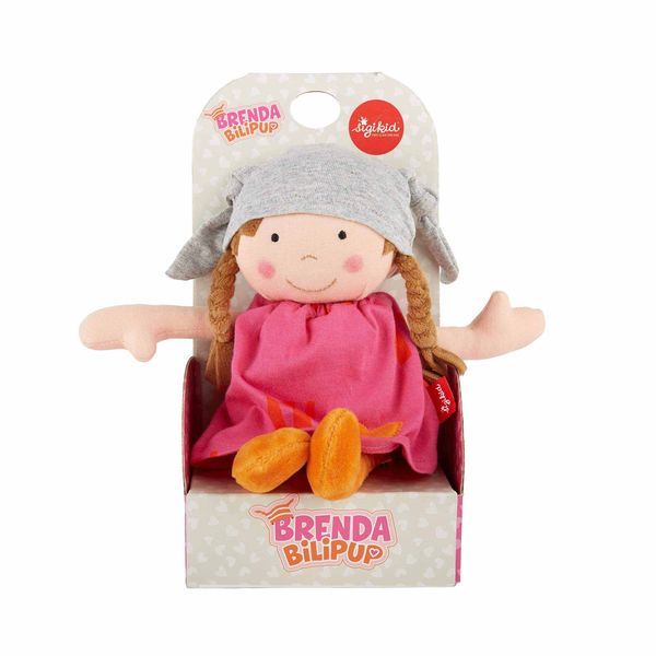 Produktbild: sigikid 39409 - Puppe Brenda Bilipup pink, Lernpuppe, Stoffpuppe, 24 cm