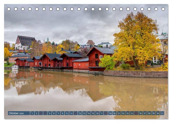 Produktbild: Suomi &ndash; Finnland (Tischkalender 2026 DIN A5 quer), CALVENDO Monatskalender