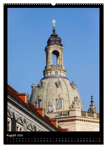 Produktbild: Frauenkirche Dresden (Wandkalender 2026 DIN A2 hoch), CALVENDO Monatskalender