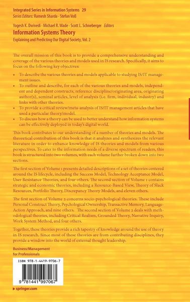 Produktbild: Information Systems Theory