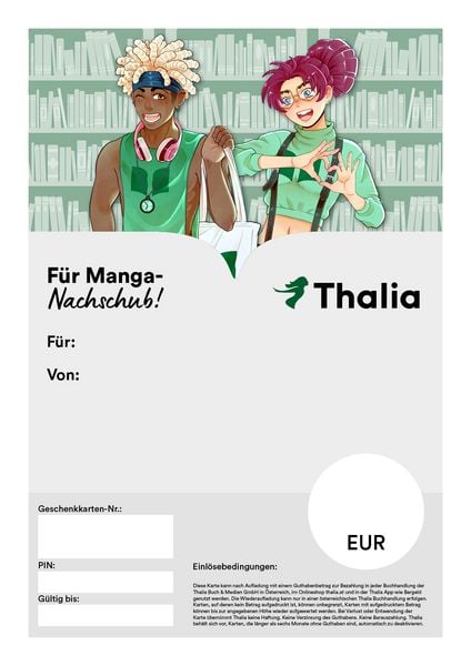 Geschenkkarte Manga PDF