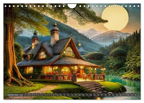 Produktbild: Pl&auml;tze zum Tr&auml;umen (Wandkalender 2026 DIN A4 quer), CALVENDO Monatskalender