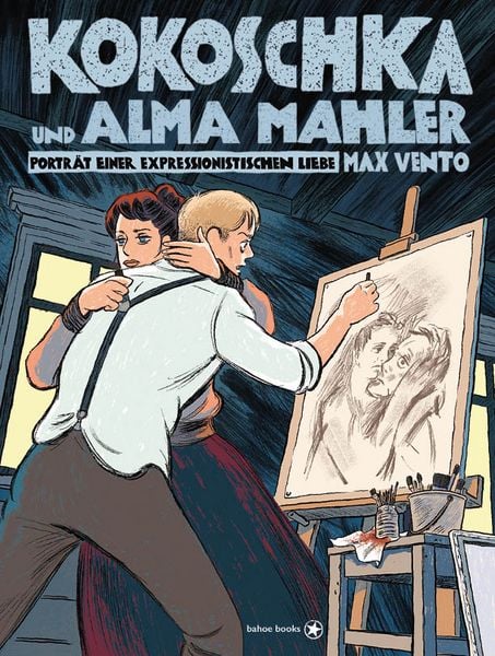 Kokoschka und Alma Mahler, Gebundene Ausgabe von Max Vento, Bahoe books, 9783903478558