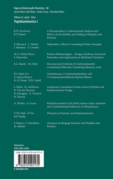 Produktbild: Peptidomimetics I