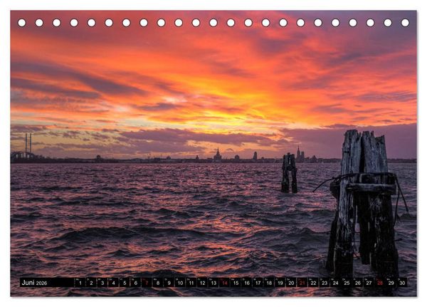 Produktbild: Vorpommern zwichen Tag und Nacht (Tischkalender 2026 DIN A5 quer), CALVENDO Monatskalender