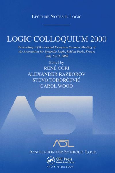 Produktbild: Logic Colloquium 2000 (hardcover)
