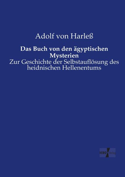 Produktbild: Das Buch von den &auml;gyptischen Mysterien