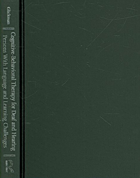 Produktbild: Glickman, N: Cognitive-Behavioral Therapy for Deaf and Heari