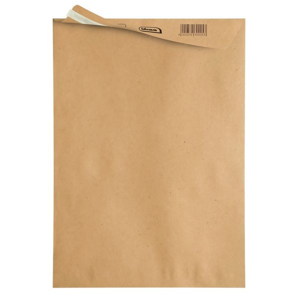 Produktbild: Idena Versandtaschen ohne Fenster haftklebend 90g/m&sup2; braun DIN C5 10 St&uuml;ck