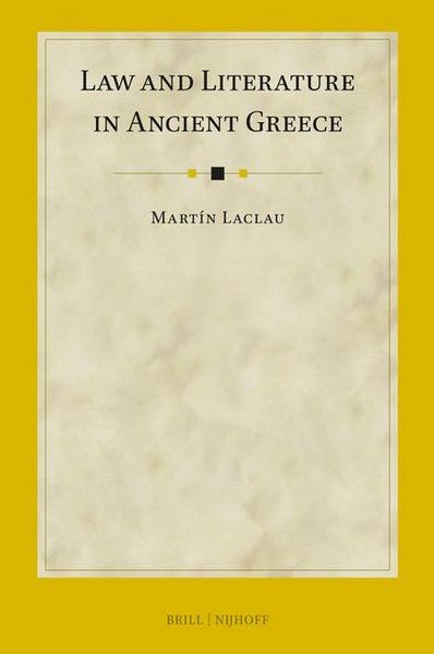 Produktbild: Law and Literature in Ancient Greece