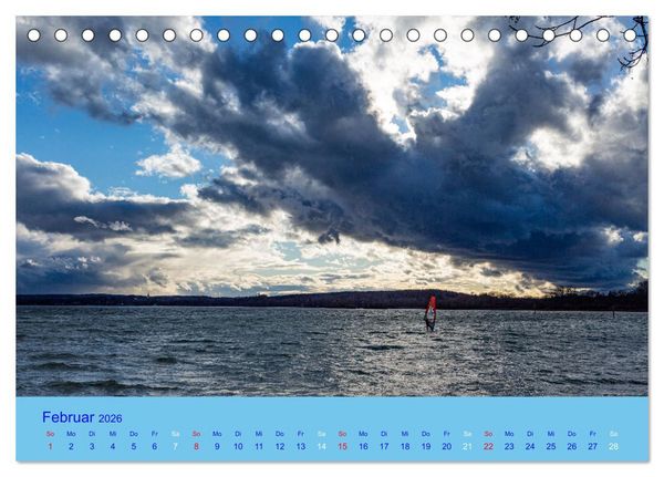 Produktbild: Ammersee-Ansichten (Tischkalender 2026 DIN A5 quer), CALVENDO Monatskalender