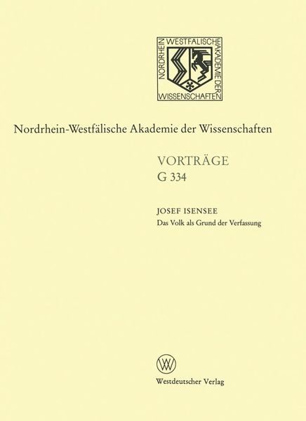 Produktbild: Das Volk als Grund der Verfassung