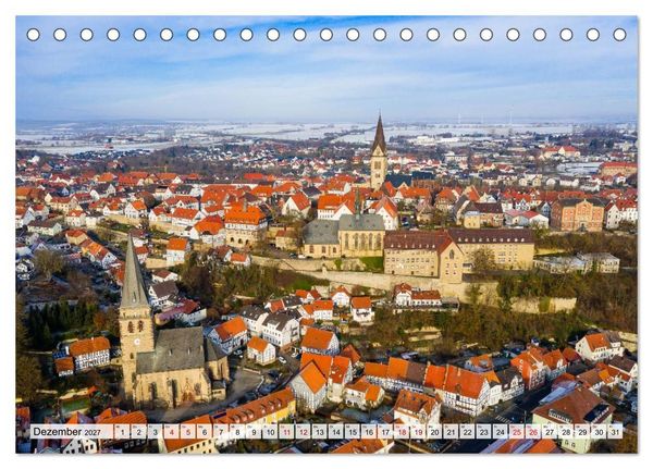 Produktbild: Ein Blick auf die Hansestadt Warburg (Tischkalender 2027 DIN A5 quer), CALVENDO Monatskalender