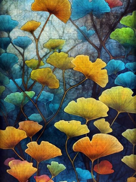 Produktbild: CALVENDO Puzzle Bl&auml;tterpracht | 1000 Teile Lege-Gr&ouml;&szlig;e 64x48cm Foto-Puzzle f&uuml;r gl&uuml;ckliche Stunden