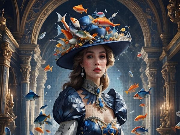 Produktbild: CALVENDO Puzzle Fische 20. Februar - 20. M&auml;rz | 2000 Teile Lege-Gr&ouml;&szlig;e 90x67cm Foto-Puzzle f&uuml;r gl&uuml;ckliche Stunden