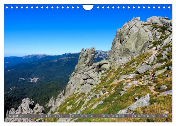 Produktbild: Korsika - Weitwanderweg GR 20 (Wandkalender 2026 DIN A4 quer), CALVENDO Monatskalender